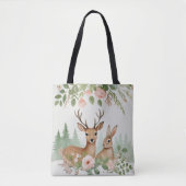 Bosdieren Baby Shower Tote Bag (Voorkant)