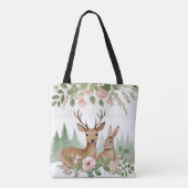 Bosdieren Baby Shower Tote Bag (Achterkant)