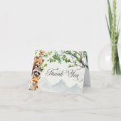 Bosdieren Baby Shower Uitnodiging (Voorkant)
