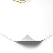 Bosdieren baby shower welkomstbord foto afdruk (Hoek)