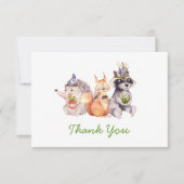 Bosdieren Bedankt Platbrefje (Voorkant)