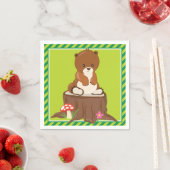 bosdieren | Beren welp Servetten (Insitu)