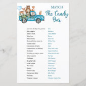 Bosdieren Blauwe Truck Match De Snoepbar (Achterkant)