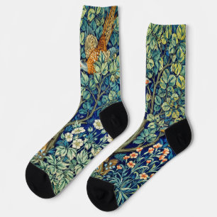 Bosdieren & Bloemen, William Morris Sokken