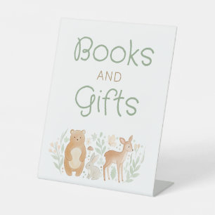 Bosdieren Boeken en Cadeaus Baby Shower Reclamebord Met Voetstuk