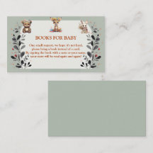 Bosdieren Boeken voor Baby Kaart Cute Forest A