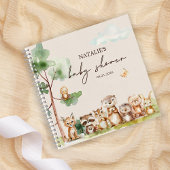 Bosdieren Boho Baby Shower Notitieboek