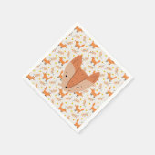 Bosdieren Boho ontwerp Vos Servet (Hoek)