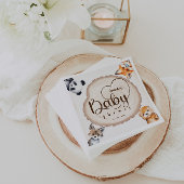 Bosdieren Boho Schattige Baby shower Servet