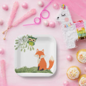 Bosdieren Borden Papieren Bordje (Feest)