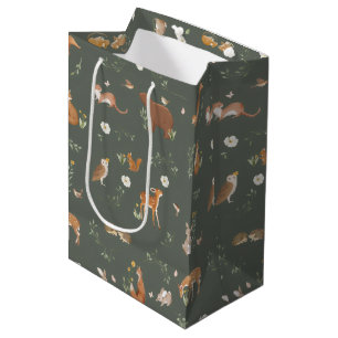 Bosdieren bos baby shower welkomstbord medium cadeauzakje