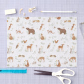 Bosdieren bos babyshower welkomstbord tissuepapier (Craft)