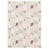 Bosdieren bos patchwork cadeau voor babyfeest tafelkleed (Voorkant)