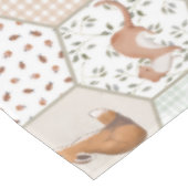 Bosdieren bos patchwork cadeau voor babyfeest tafelkleed (Gekanteld)
