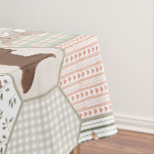 Bosdieren bos patchwork cadeau voor babyfeest tafelkleed (Voorbeeld)