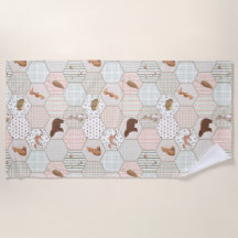 Bosdieren bos patchwork cadeau voor babyshower