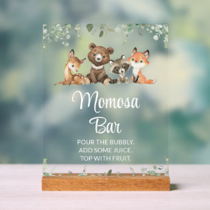 Bosdieren, Bos, Wild One, Momosa Bar Acryl Bord