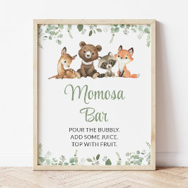 Bosdieren, Bos, Wild One, Momosa Bar Poster