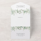 Bosdieren, Bos, Wilde, Eerste verjaardag All In One Uitnodiging (Buitenkant)