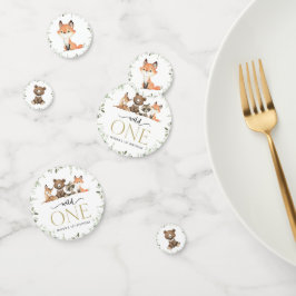 Bosdieren, Bos, Wilde, Eerste verjaardag Confetti