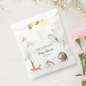 Bosdieren Bosachtige Baby Shower Bedankzakje (Gezegeld)