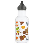 Bosdieren, bosdieren, herfstdieren waterfles (Links)