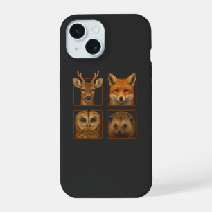 Bosdieren Bosdieren Herten Vos Uil Hed iPhone 15 Case