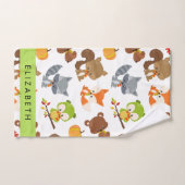 Bosdieren, bosdieren, Jouw naam Bad Handdoek (Handdoek)