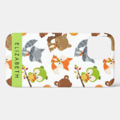 Bosdieren, bosdieren, Jouw naam Case-Mate iPhone Case (Achterkant (horizontaal))