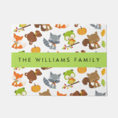 Bosdieren, bosdieren, Jouw naam Deurmat (Voorkant)