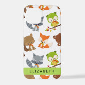 Bosdieren, bosdieren, Jouw naam iPhone Hoesje (Achterkant)