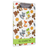 Bosdieren, bosdieren, Jouw naam Klembord (Rechts)