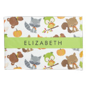 Bosdieren, bosdieren, Jouw naam Kussensloop (Voorkant)