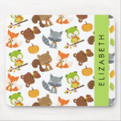 Bosdieren, bosdieren, Jouw naam Muismat (Voorkant)