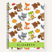 Bosdieren, bosdieren, Jouw naam Notitieboek (Voorkant)