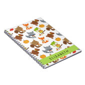 Bosdieren, bosdieren, Jouw naam Notitieboek (Rechterzijde)