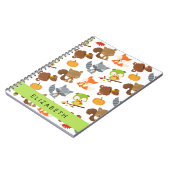 Bosdieren, bosdieren, Jouw naam Notitieboek (Linkerzijde)