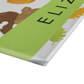 Bosdieren, bosdieren, Jouw naam Snijplank (Hoek)