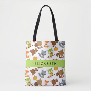 Bosdieren, bosdieren, Jouw naam Tote Bag