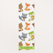 Bosdieren, bosdieren, Jouw naam Yogamat (Voorkant)