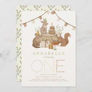 Bosdieren Bosfeest 1e verjaardag Kaart