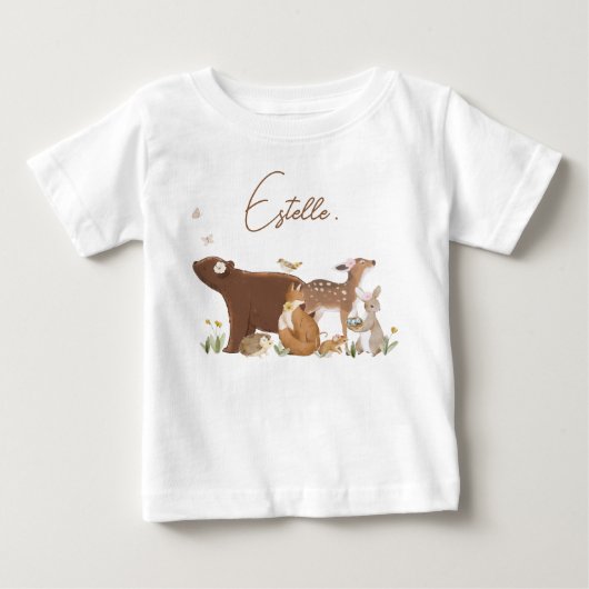 Bosdieren Bosvrienden Baby Shower (Voorkant)