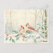 Bosdieren Briefkaart (Achterkant)