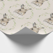 Bosdieren Bunny Rabbit Cadeaupapier (Hoek)