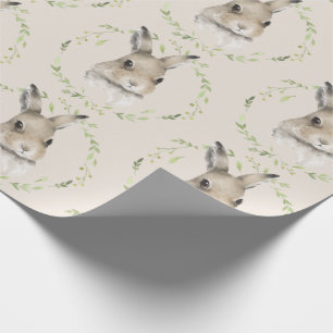 Bosdieren Bunny Rabbit Cadeaupapier