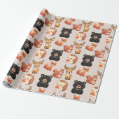 Bosdieren Cadeaupapier (Uitgerold)