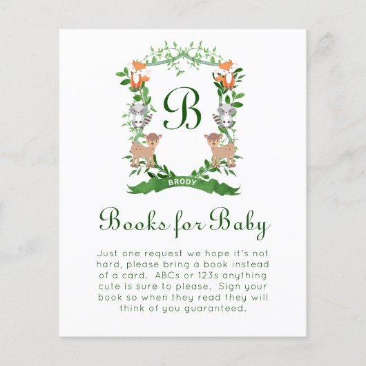 Bosdieren Crest Boeken Voor Baby (Voorkant)
