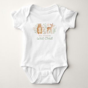 Bosdieren Cute Cadeau voor Babyborrel Romper