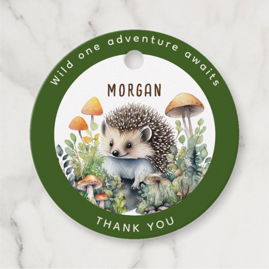 Bosdieren Cute Favors Bedankt Cadeau Decoratie Bedankjes Labels (Voorkant)