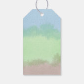 Bosdieren - dank u baby shower cadeaulabel (Achterkant)